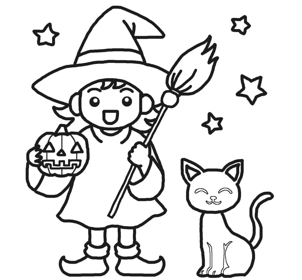 ▷▷ Dibujosfaciles.es - Dibujos de Halloween para colorear ▷▷ Dibujosfaciles.es - Dibujos de Halloween para colorear