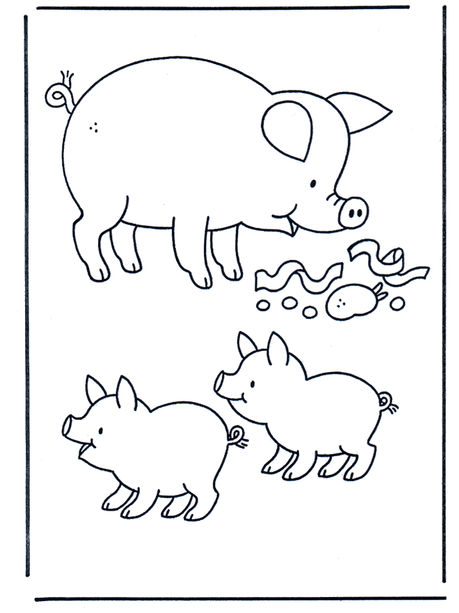 Dibujos.org / Animales / Animales domésticos y de granja / Cerdo Dibujos.org / Animales / Animales domésticos y de granja / Cerdo