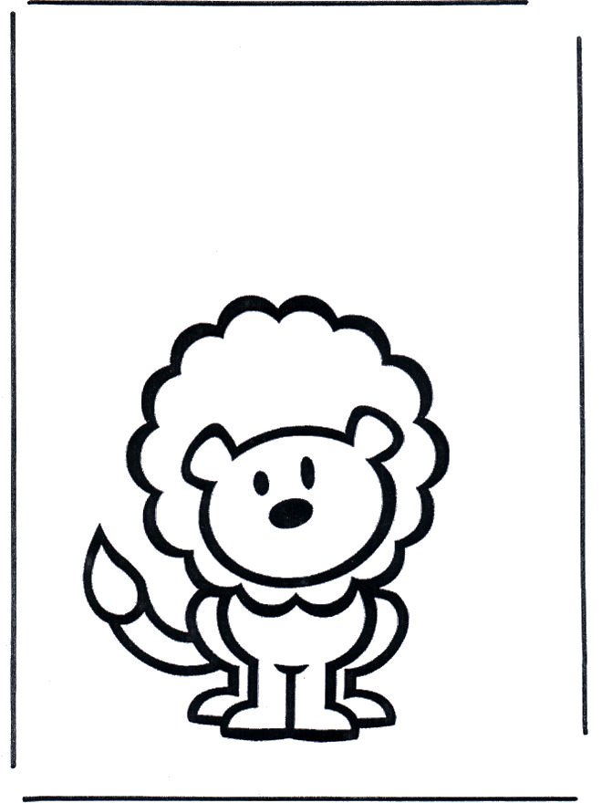 Dibujos.org / Dibujos Infantiles / Animales / Pequeño león 2 Dibujos.org / Dibujos Infantiles / Animales / Pequeño león 2