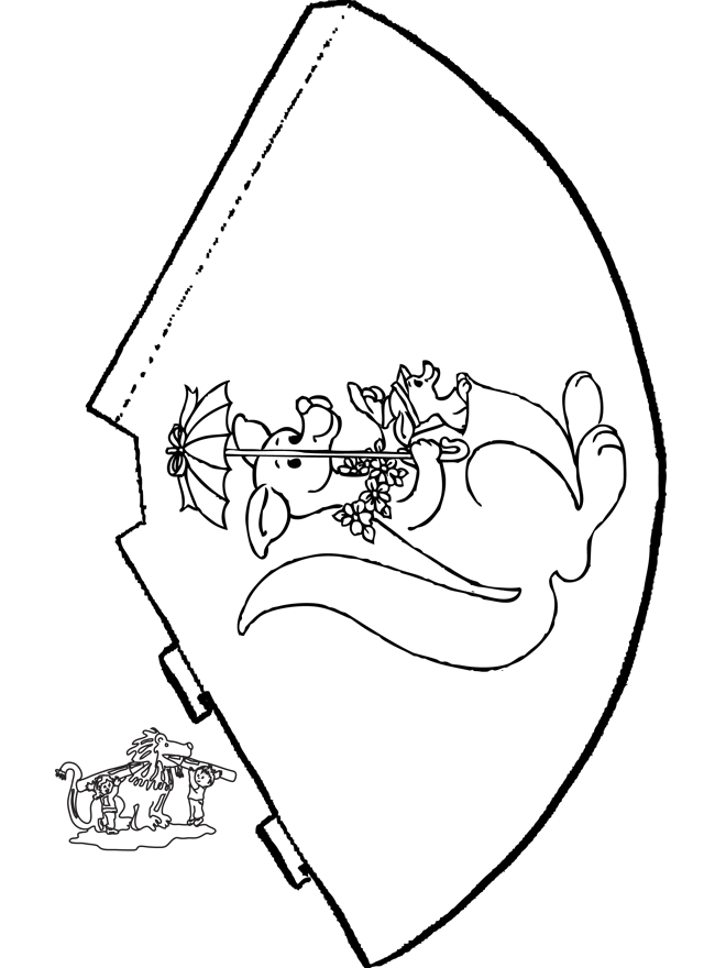 Dibujos.org / Manualidades / Sombreros / Sombrero de canguro Dibujos.org / Manualidades / Sombreros / Sombrero de canguro