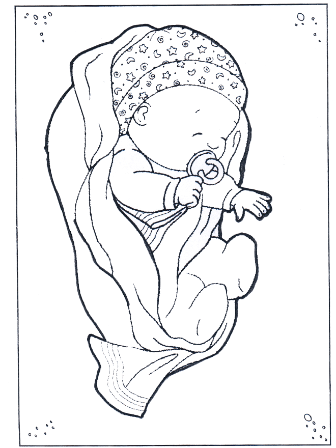 Dibujos.org / Temas / Nacimiento / Bebé 1