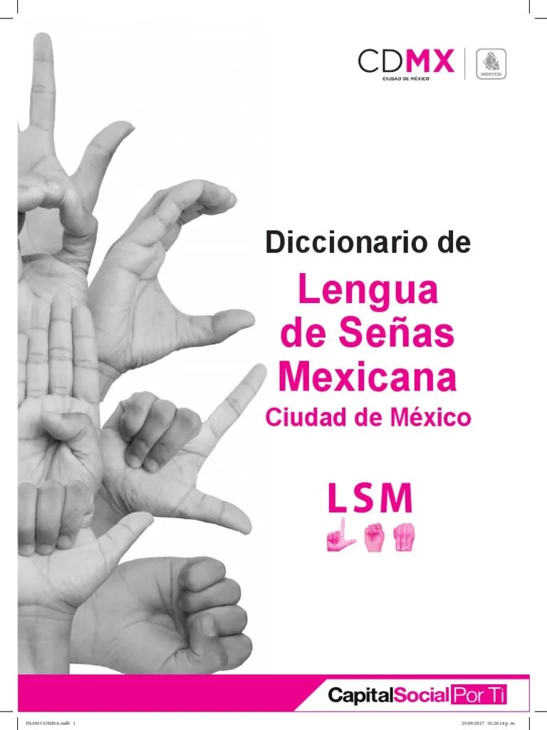 Diccionario LSM | PDF | Lenguaje de señas | Invalidez Diccionario LSM | PDF | Lenguaje de señas | Invalidez