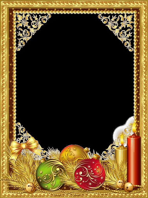 Marcos para Fotografías Navideños verticales en Png. ~ Marcos ...