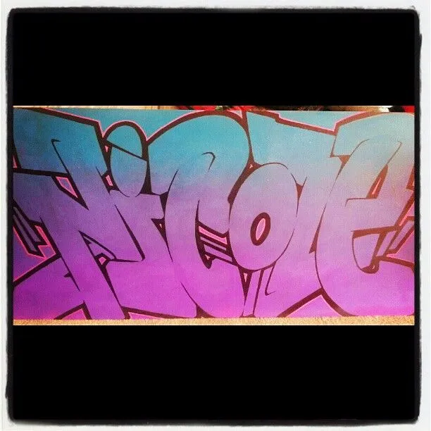 Did a piece for my little sis nicole! #graffiti #streetart #art ... Did a piece for my little sis nicole! #graffiti #streetart #art ...