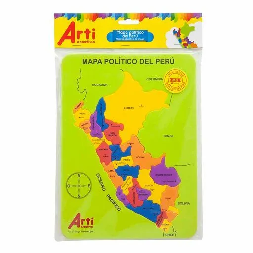 Didácticos ARTI CREATIVO Mapa del Perú | plazaVea - Supermercado Didácticos ARTI CREATIVO Mapa del Perú | plazaVea - Supermercado