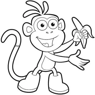 Diego Con Botas Dora Para Colorear Dibujos - JoBSPapa.