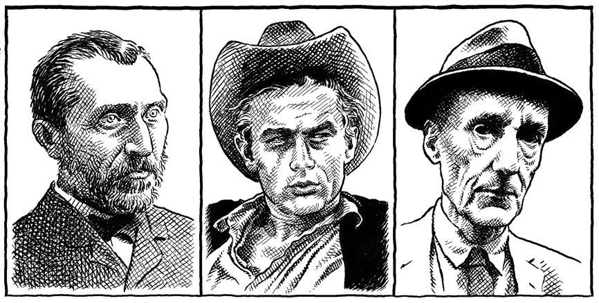DIEGO PARÉS: VAN GOGH, JAMES DEAN Y WILLIAM BURROUGHS DIEGO PARÉS: VAN GOGH, JAMES DEAN Y WILLIAM BURROUGHS