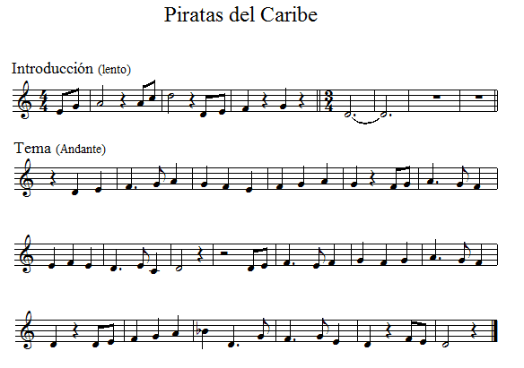diegosax: Piratas del Caribe (Pirates of the Caribbean) de Hans ...