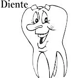 DIBUJOS DE DIENTES PARA PINTAR | Aprender Hacer