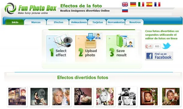Diez editores de fotos online gratis en español - EfectosPs.