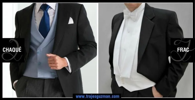 DIFERENCIAS ENTRE CHAQUÉ Y FRAC | Trajes Guzmán