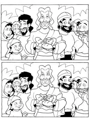 Encuentra las diferencias para imprimir