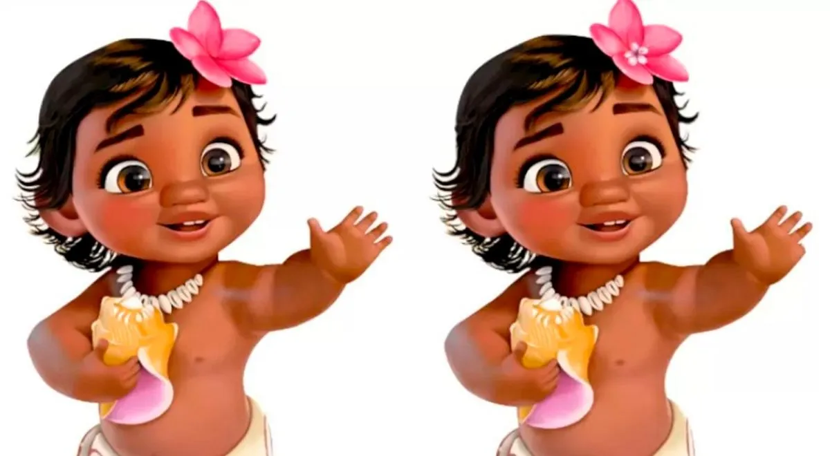 Encuentra las 3 diferencias en Moana en 5 segundos: solo el 1% venció el  RETO VISUAL