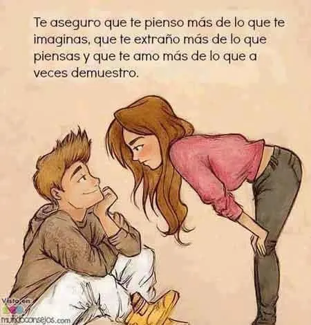 Que no te diga cada cinco minutos que te amo no quiere decir no ... Que no te diga cada cinco minutos que te amo no quiere decir no ...