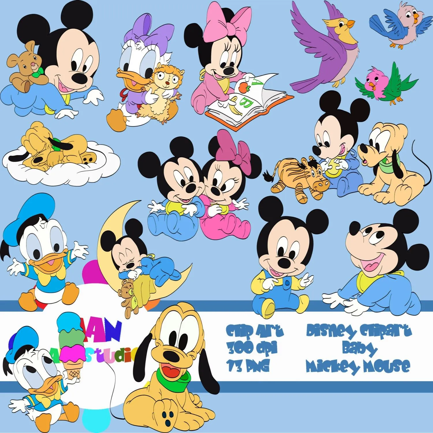 Digital Download Discoveries for DISNEY CLIP ART from EasyPeach.