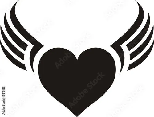 dije de corazon con alas" Imágenes de archivo y vectores libres de ... dije de corazon con alas" Imágenes de archivo y vectores libres de ...