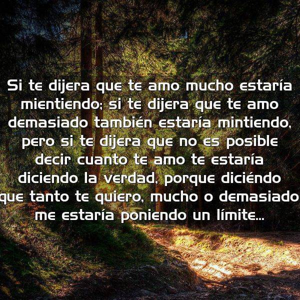 Si te dijera que te amo mucho | Frases Con Imágenes Si te dijera que te amo mucho | Frases Con Imágenes