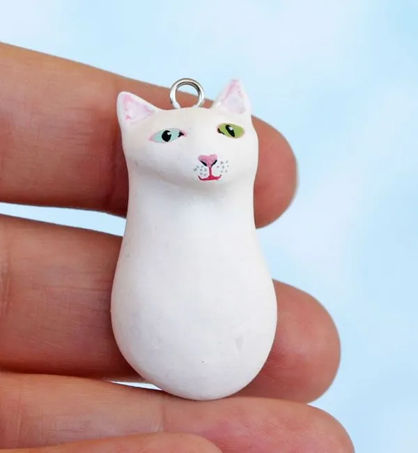 Dijes de gatos hechos a mano - Guía de MANUALIDADES