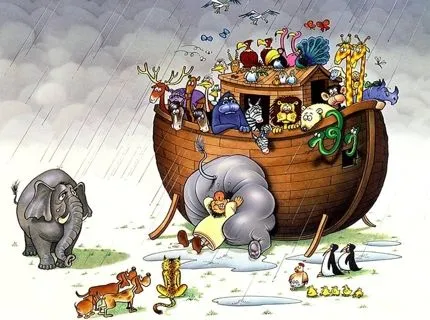 El Diluvio Universal. El arca de Noé. | Cuentos Clásicos