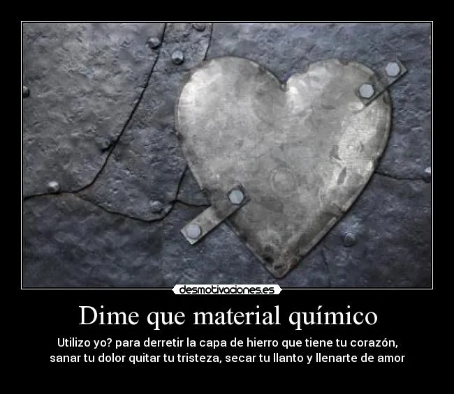 Dime que material químico | Desmotivaciones Dime que material químico | Desmotivaciones