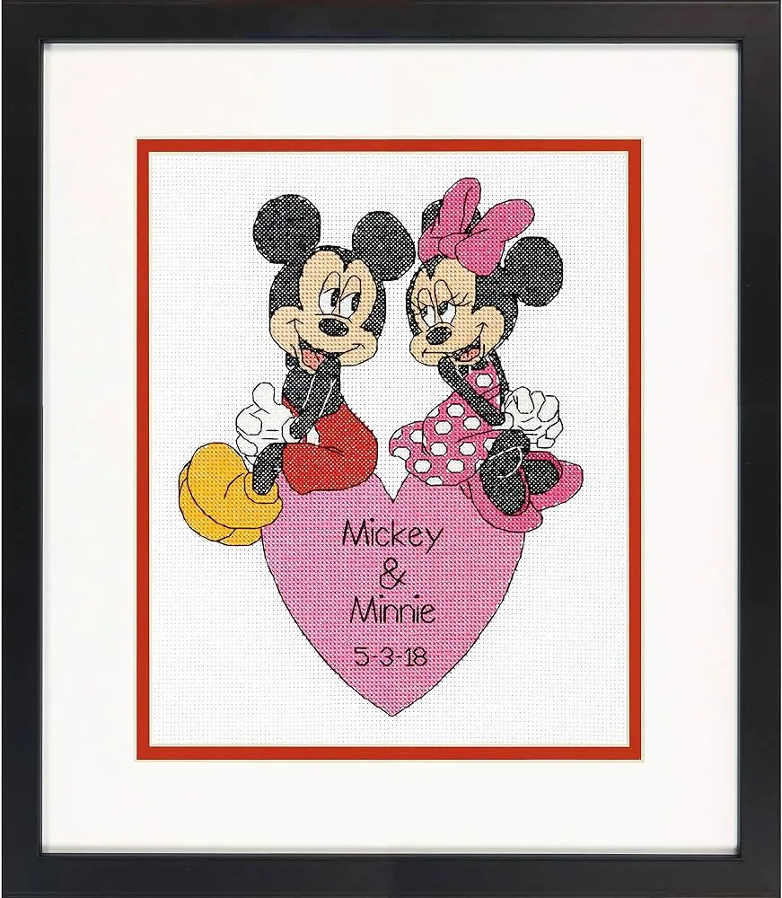 Dimensions Mickey Mouse y Minnie Mouse - Juego de punto de cruz para principiantes, 14 unidades, tela blanca Aida, 20,3 x 25,4 cm : Amazon.com.mx: Hogar y Cocina Dimensions Mickey Mouse y Minnie Mouse - Juego de punto de cruz para principiantes, 14 unidades, tela blanca Aida, 20,3 x 25,4 cm : Amazon.com.mx: Hogar y Cocina