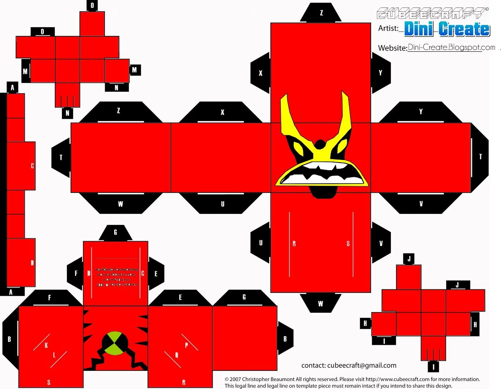 dini create:::..: cubeecraft Araia á Jato Ben 10 exclusivo