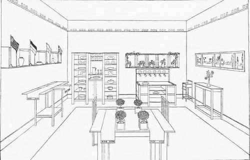 dinning room Colouring Pages