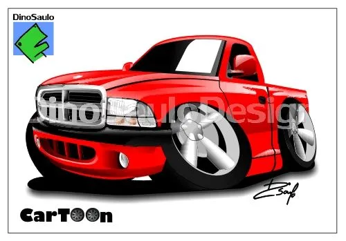 Dino Saulo - Ilustrações Automotivas: DakotaToon - caricatura de carro Dino Saulo - Ilustrações Automotivas: DakotaToon - caricatura de carro