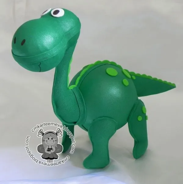 Dinosaurio en goma eva | Fofucha Djur | Pinterest Dinosaurio en goma eva | Fofucha Djur | Pinterest
