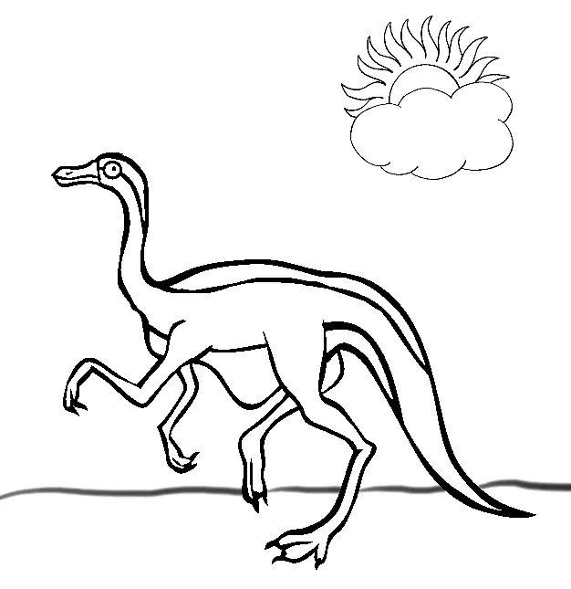 Dinosaurios para colorear
