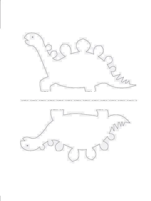 Dinosaurios de goma eva - Imagui