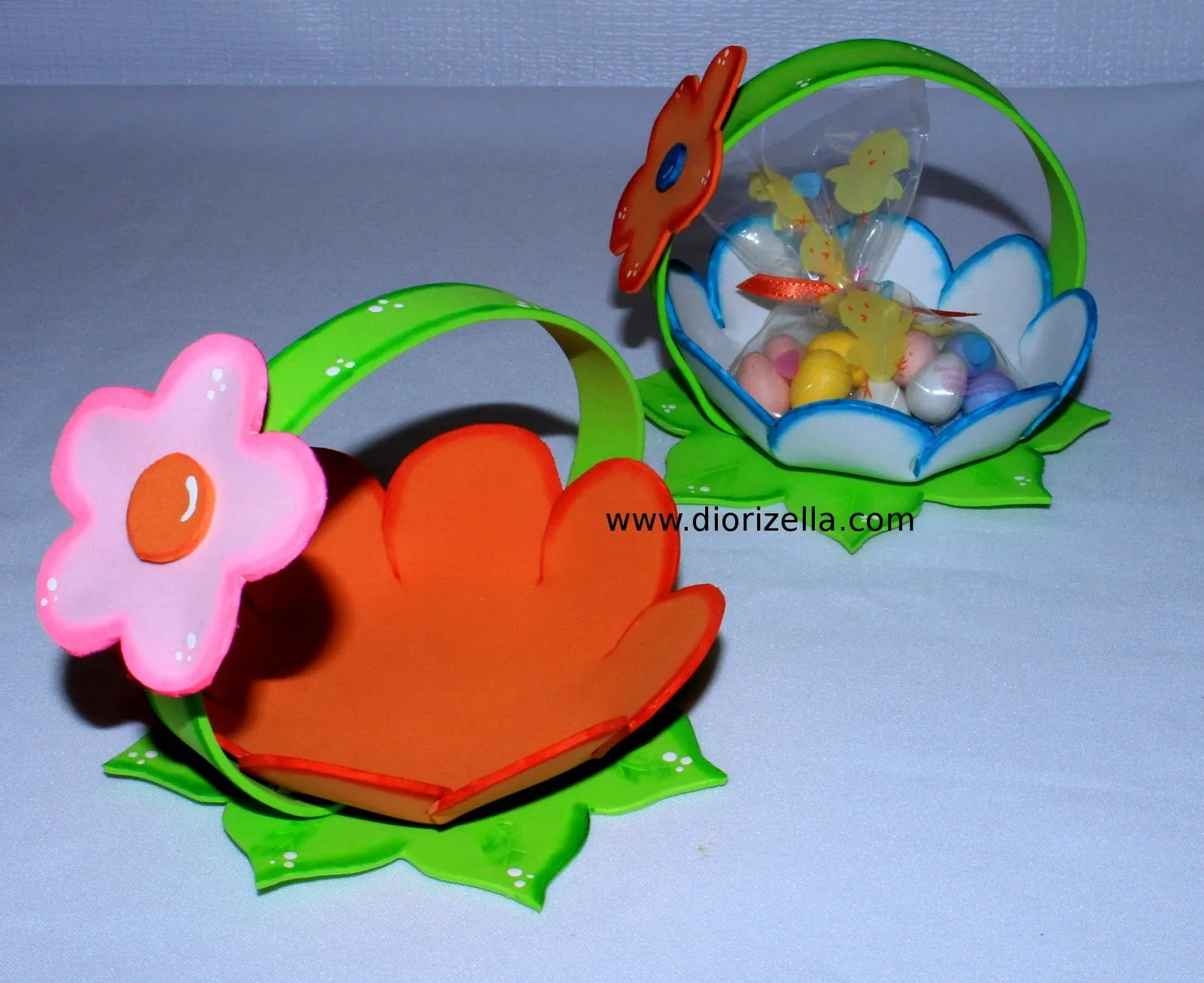 Diorizella En Casa: DIY Como Hacer Canasta con Flores en Foami #Dulcero Diorizella En Casa: DIY Como Hacer Canasta con Flores en Foami #Dulcero