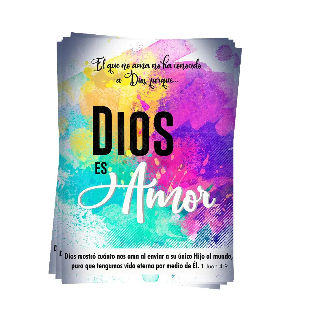 Dios es amor (folleto evangelistico) 100 piezas – Levítico Dios es amor (folleto evangelistico) 100 piezas – Levítico