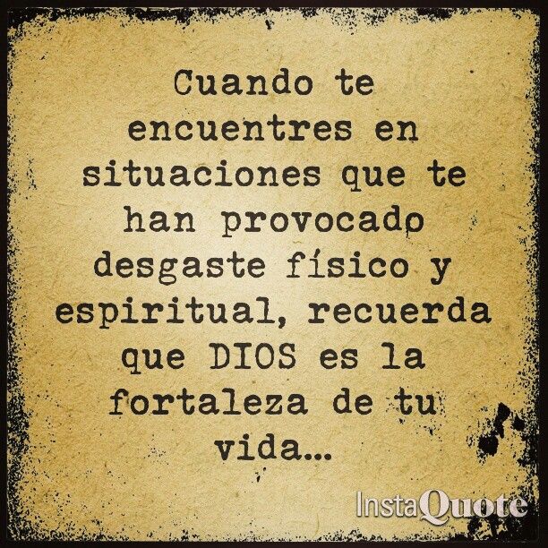 Dios es la fortaleza! #frase #español | Best quotes/Mejores frases ... Dios es la fortaleza! #frase #español | Best quotes/Mejores frases ...