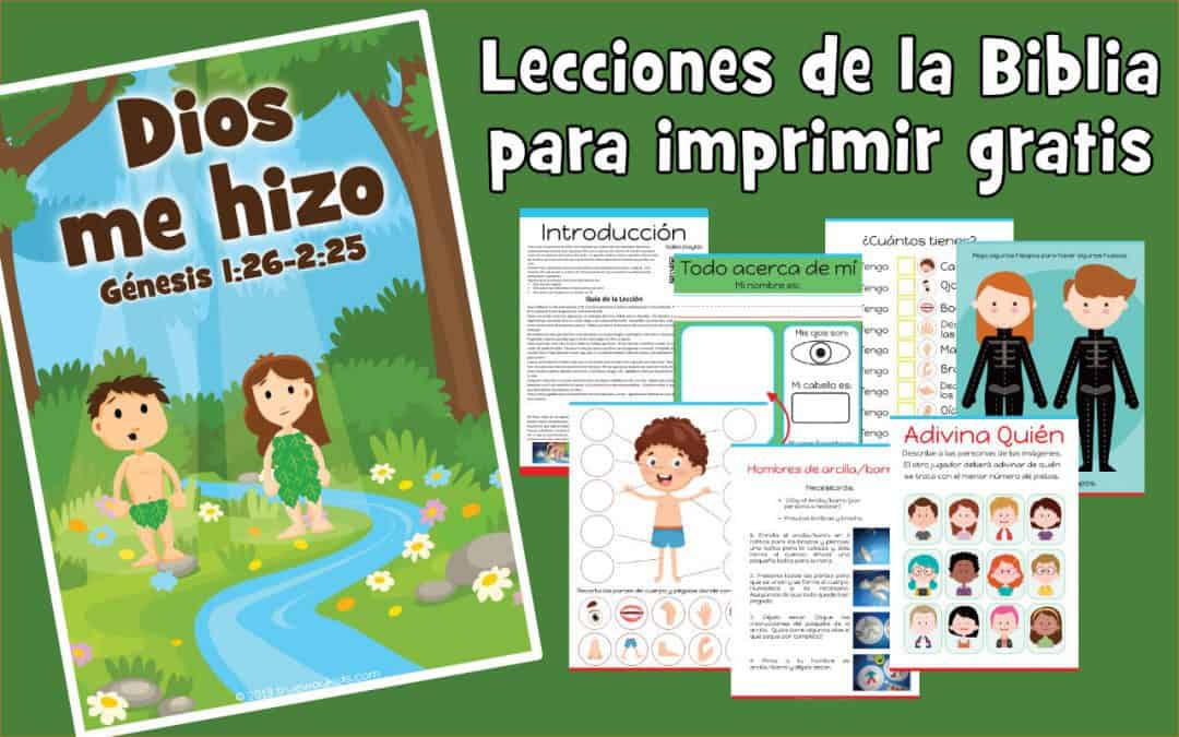Dios me hizo - lección de la biblia para niños - Trueway Kids Dios me hizo - lección de la biblia para niños - Trueway Kids