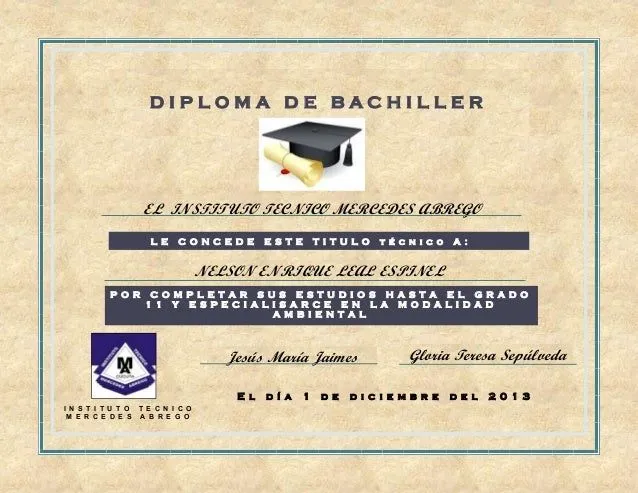 Diploma de bachiller