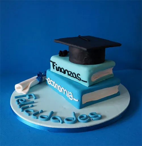 Torta libro graduación - Imagui