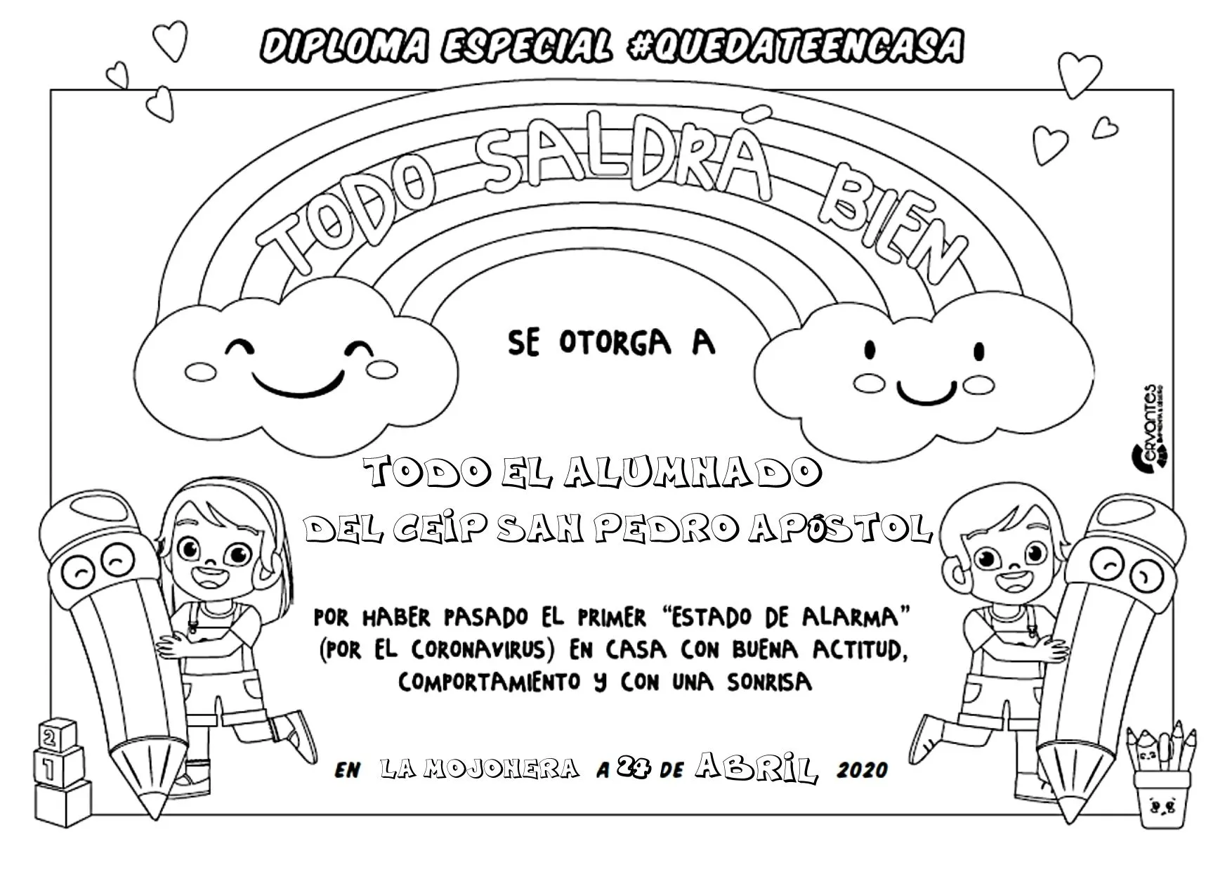 Diploma colorear todo el alumnado_page-0001 | CEIP San Pedro Apóstol Diploma colorear todo el alumnado_page-0001 | CEIP San Pedro Apóstol