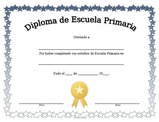 Diploma de Escuela Primaria - Para Imprimir Gratis ... Diploma de Escuela Primaria - Para Imprimir Gratis ...
