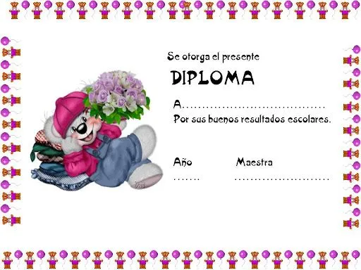 Mencion de honor para imprimir - Imagui