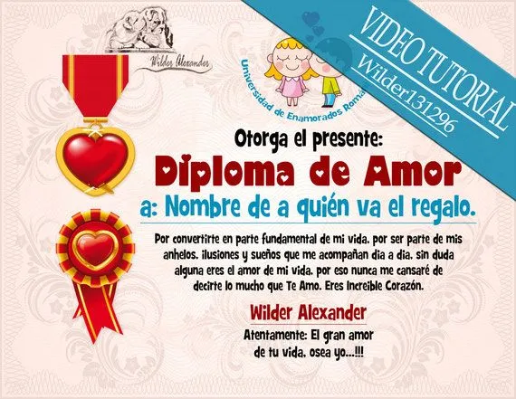 Diplomas para el mejor novio del mundo - Imagui