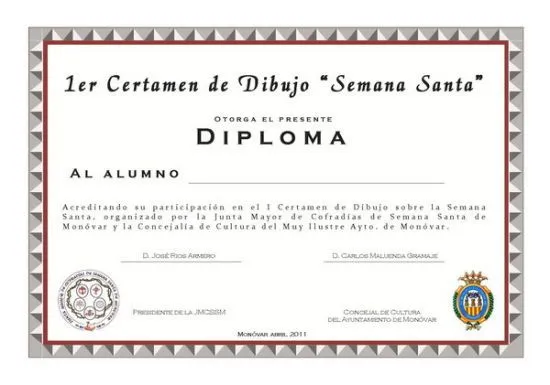 Diploma de participacion formato - Imagui