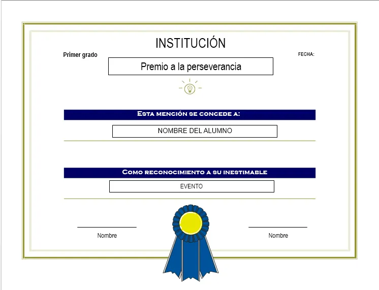 Diploma a la Perseverancia Diseño 2 ~ DIPLOMAS Y GAFETES Diploma a la Perseverancia Diseño 2 ~ DIPLOMAS Y GAFETES