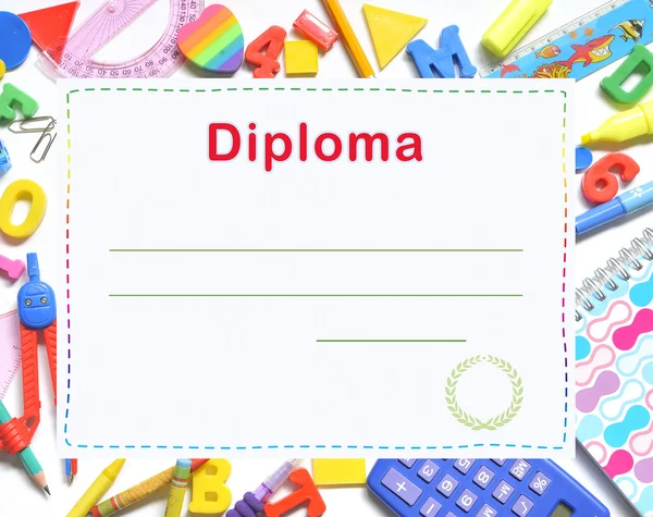 Diploma de preescolar — Foto stock © jordache #1997655