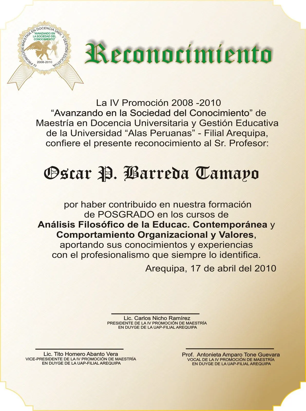 Ejemplo de diploma de reconocimiento - Imagui Ejemplo de diploma de reconocimiento - Imagui