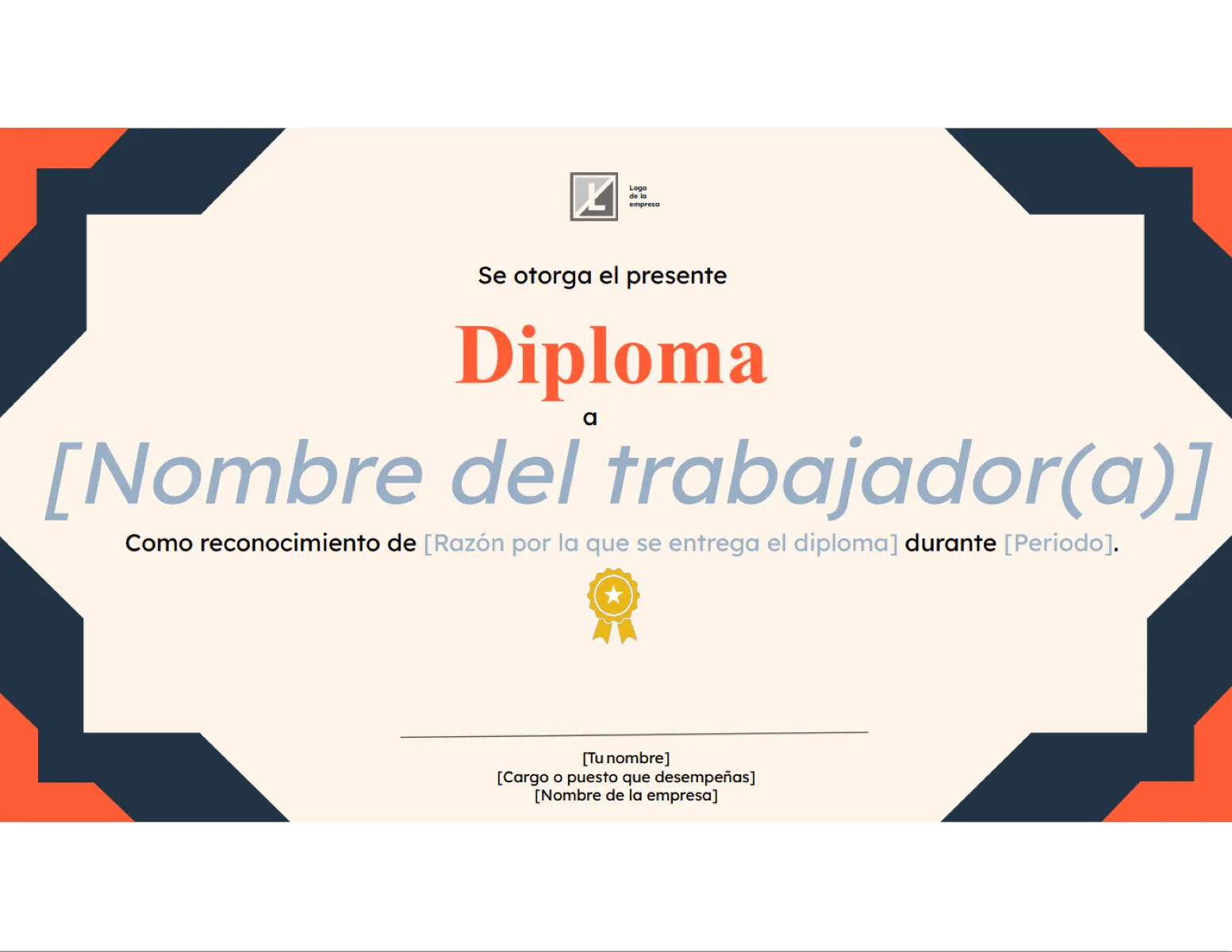 Diploma de reconocimiento laboral: plantilla gratuita en PowerPoint | Google Slides | HubSpot Diploma de reconocimiento laboral: plantilla gratuita en PowerPoint | Google Slides | HubSpot