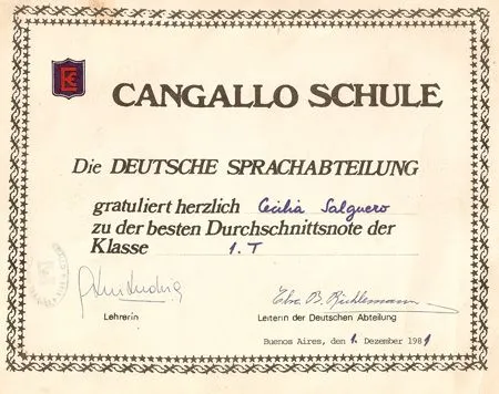 Diplomas | CANGALLO X 15