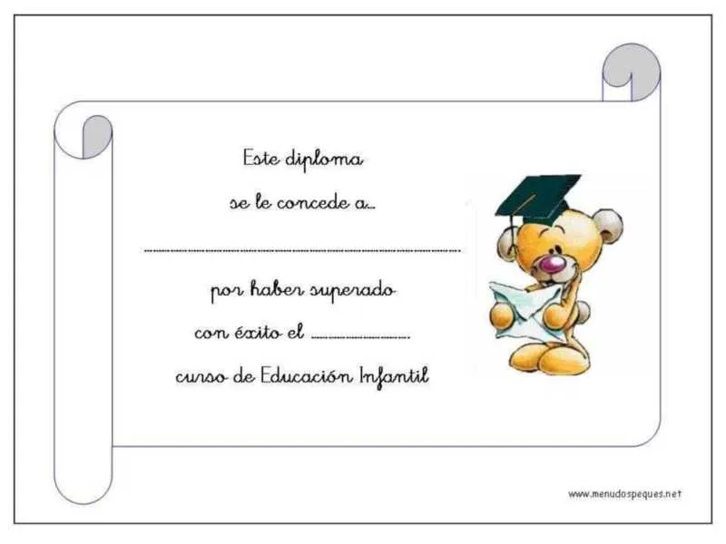 Diplomas para fin de curso 01