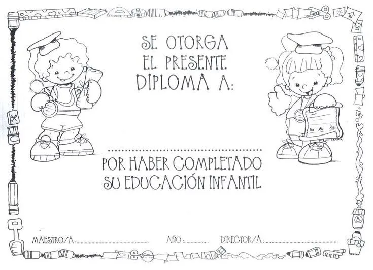 Diplomas Fin de Curso Infantil | Diplomas preescolar | Pinterest ... Diplomas Fin de Curso Infantil | Diplomas preescolar | Pinterest ...