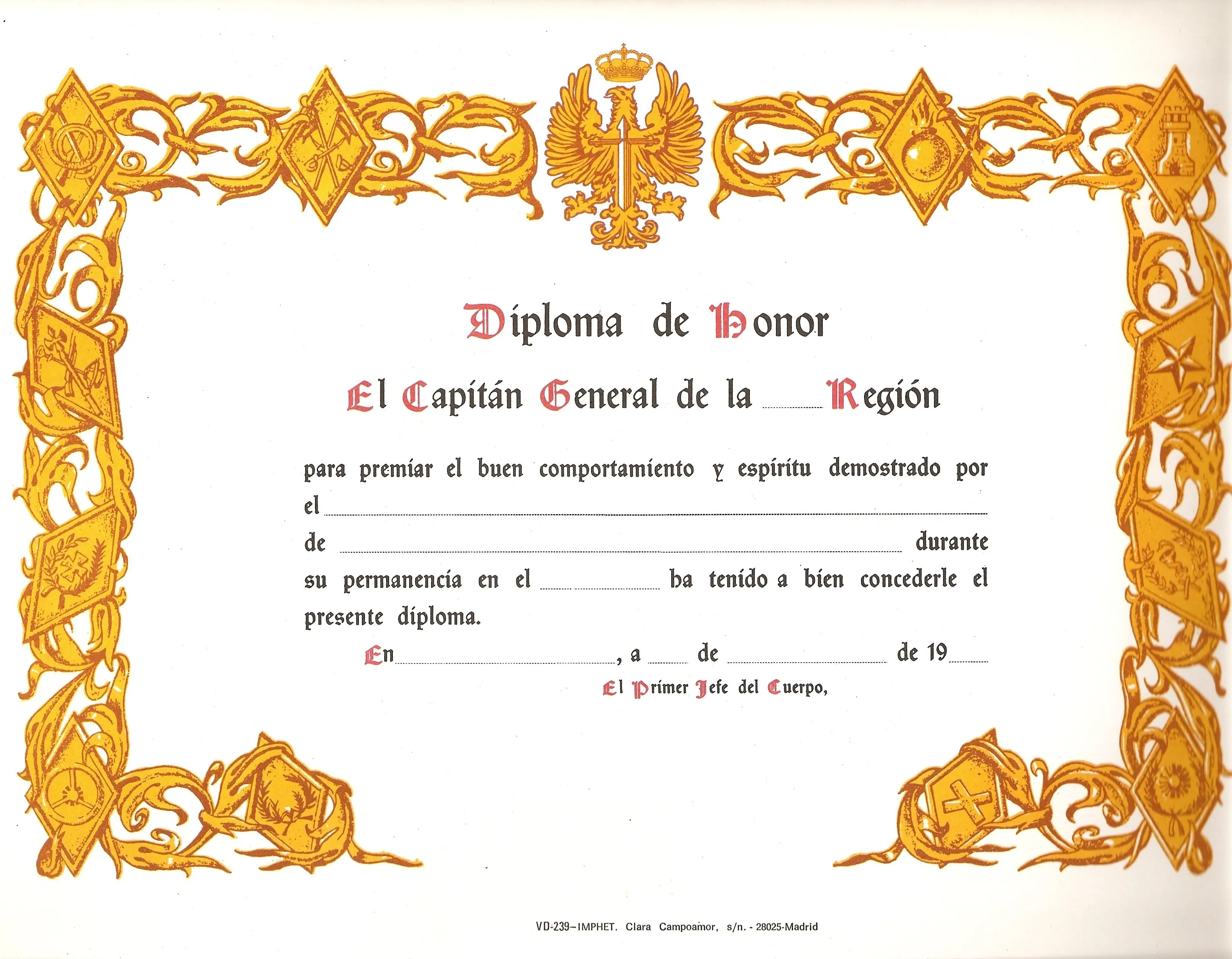 Diplomas de honor para niños - Imagui